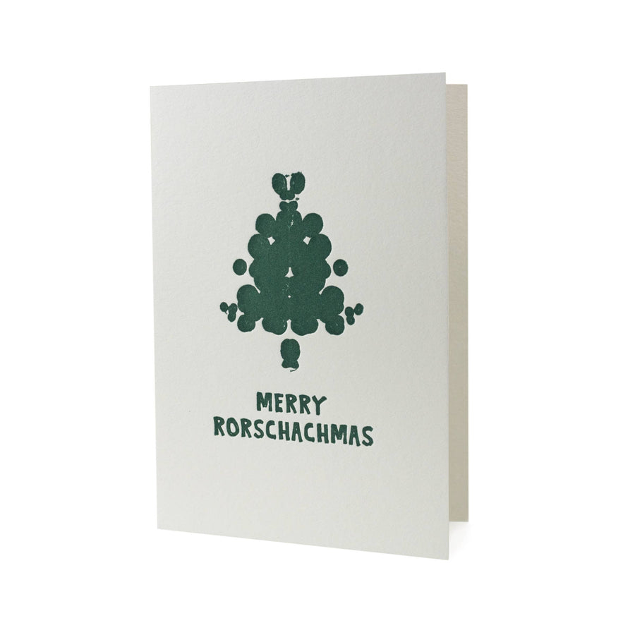 Merry Rorschachmas Letterpress Card: Box of 6