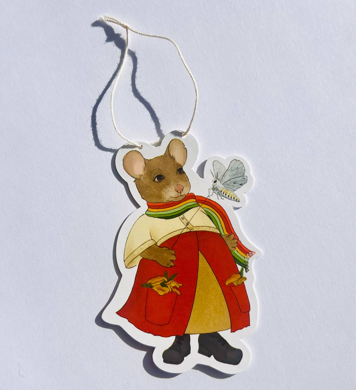Victorian Mouse Paper Ornaments  