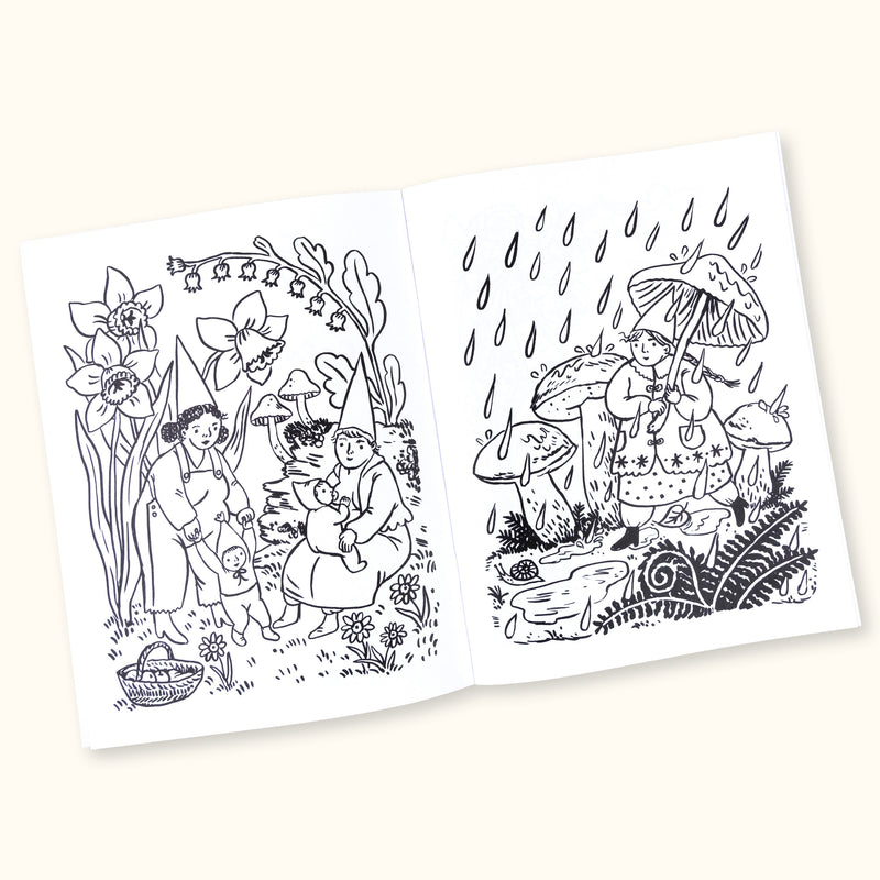 Gnomes Around The Year Coloring Book