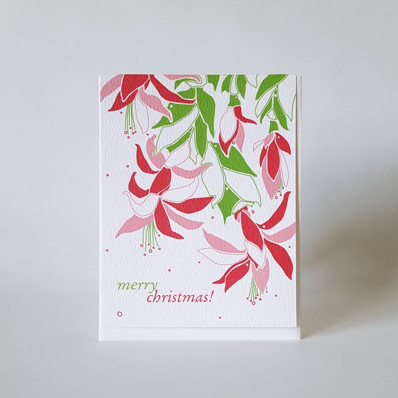 Christmas Botanicals Assorted Greeting Card Set of 8