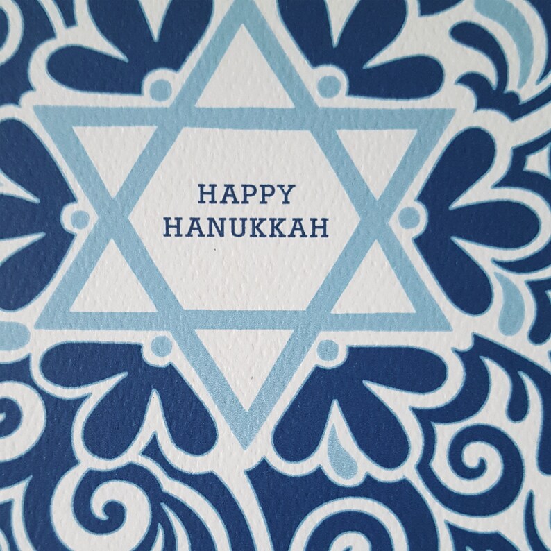 Happy Hannukah Holiday Greeting Card