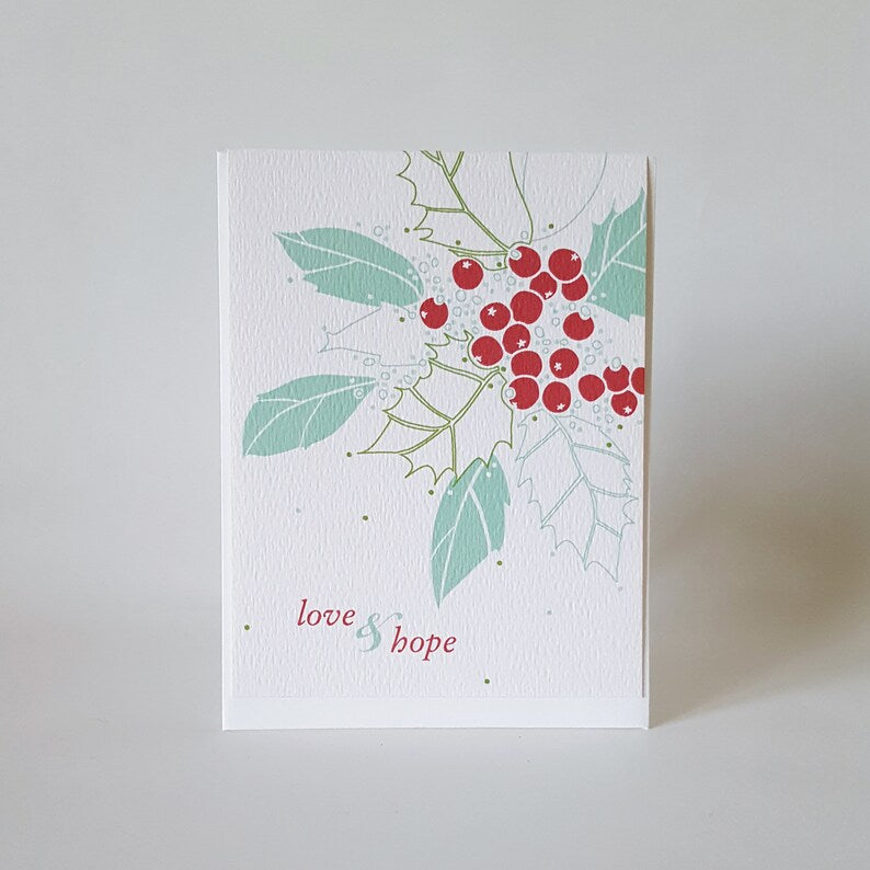 Christmas Botanicals Assorted Greeting Card Set of 8