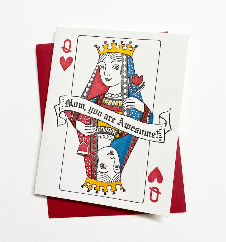 Queen of Hearts Mother's Day Card