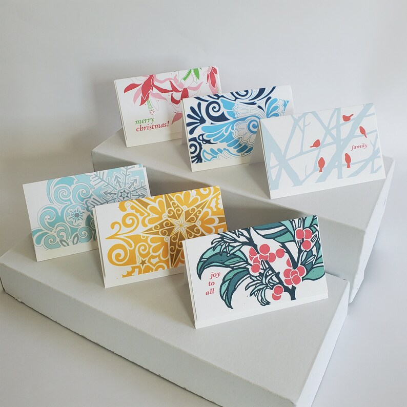 Cactus Christmas Greeting Card Gift Enclosure Gift Tag