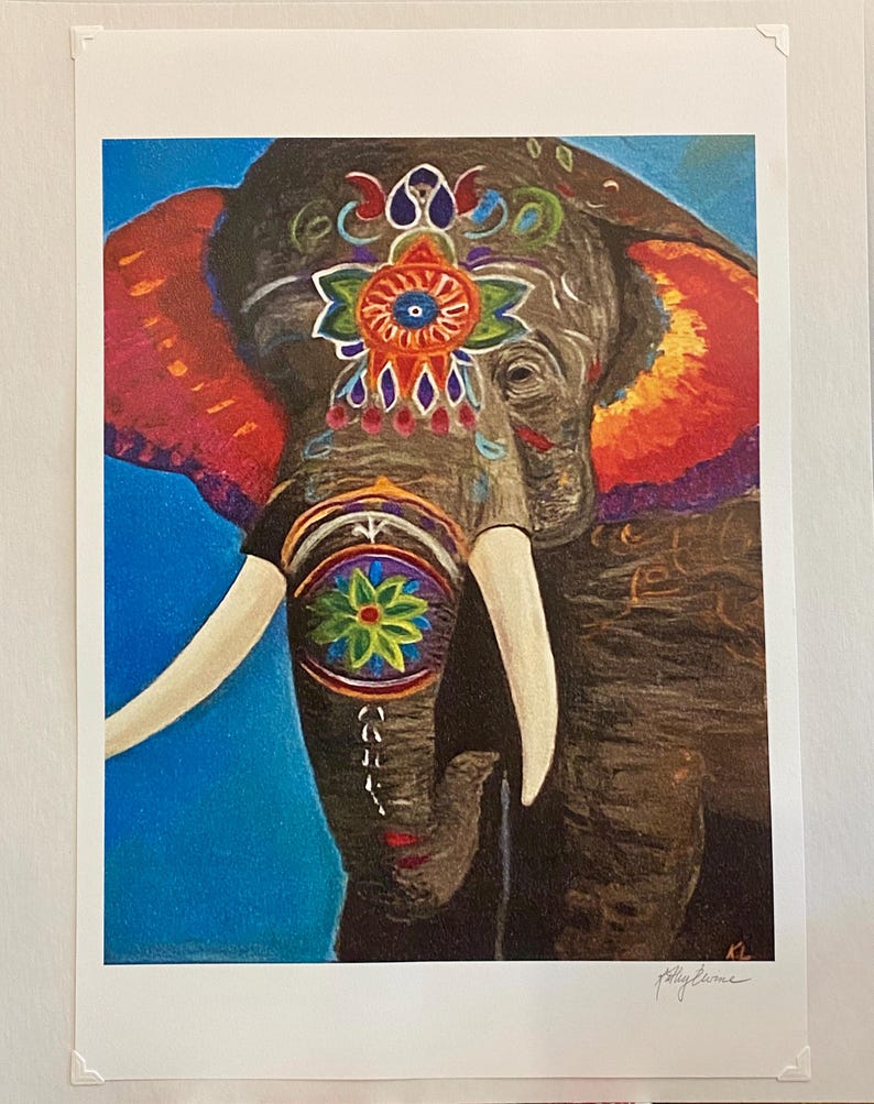 Celebrate Print by Kathy Levine