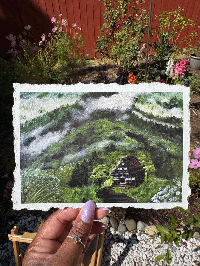 Japanese Countryside | Large Giclee Print