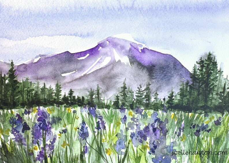 Purple Mountain | Large Giclee Print