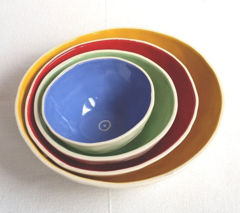 Nesting Bowls by KriKri Studio