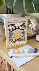 Mindful Crafts: Celestial Paint-by-Number Kit