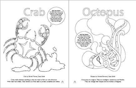 Coloring Book - Learn From the Animals of the Salish Sea