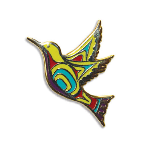 Hummingbird - Enamel Pin by Nicole La Rock
