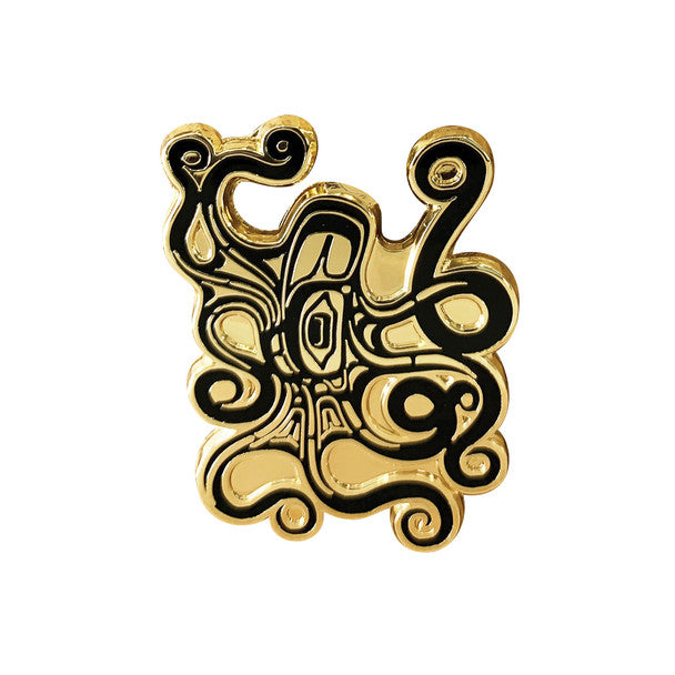 Octopus (Nuu) - Enamel Pin by Ernest Swanson