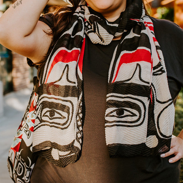 Eagle Vision - Eco Scarf by Allan Weir