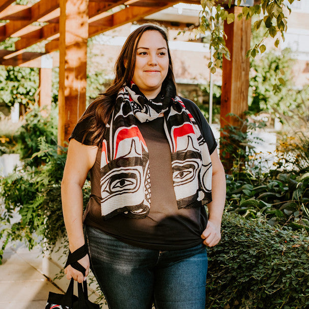 Eagle Vision - Eco Scarf by Allan Weir