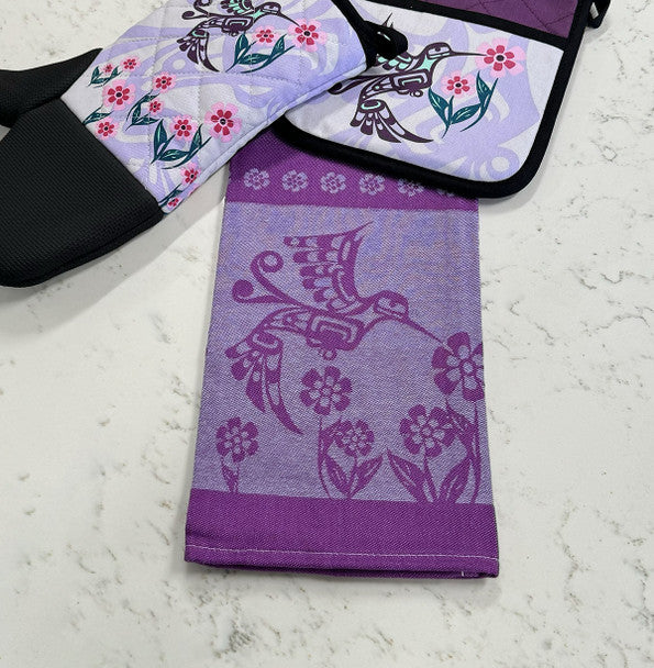 Hummingbird Tea Towel by Francis Dick