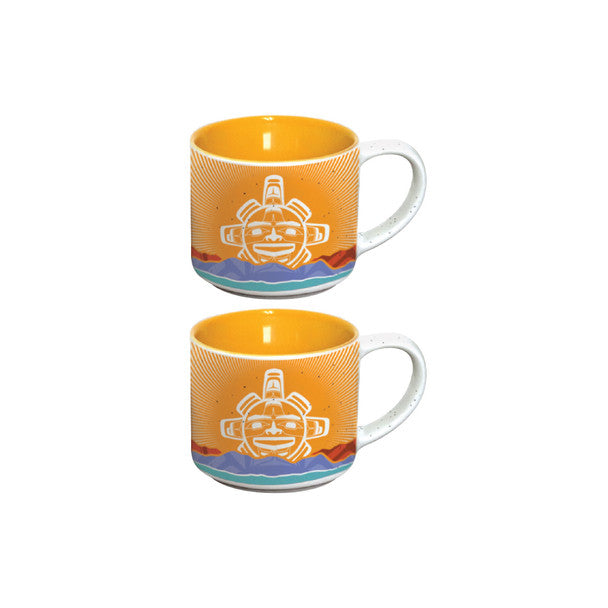Chilkat Sun Espresso Mugs - Set of 2