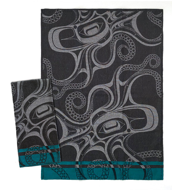 Octopus (Nuu) Tea Towel by Ernest Swanson
