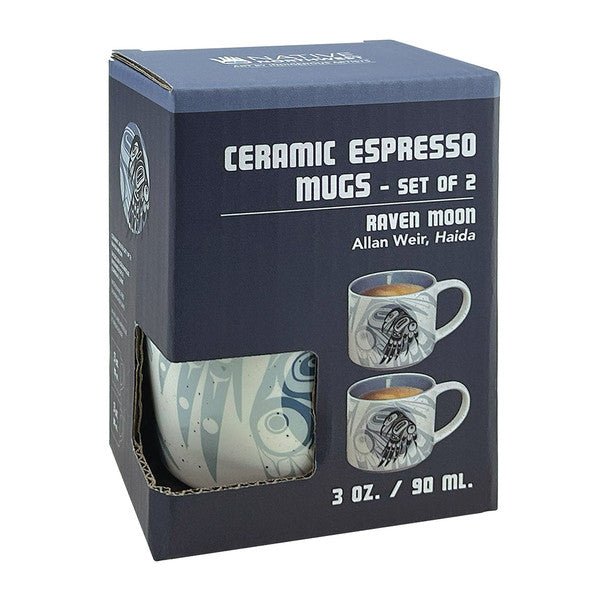 Raven Moon Espresso Mugs - Set of 2