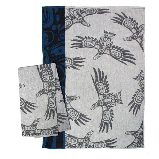 Soaring Eagle Tea Towel by Corey Bulpitt