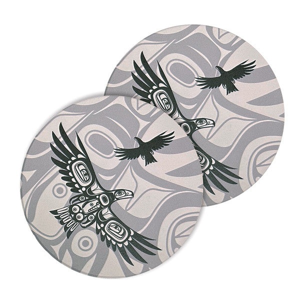 Soaring Eagle Ceramic Coasters (set of 2)