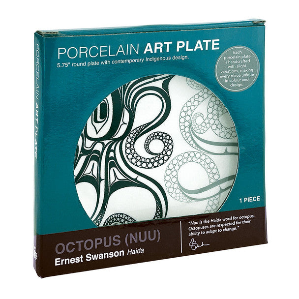 Octopus (Nuu) Art Plate by Ernest Swanson