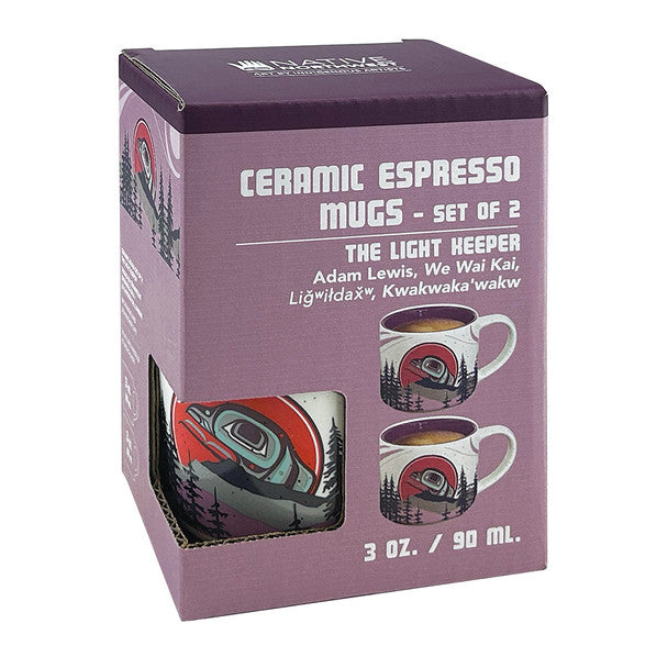 The Light Keeper Espresso Mugs - Set of 2
