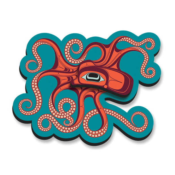 Octopus (Nuu) 3D Magnet