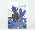 Blue Camas & Taylor's Checkerspot Greeting Card