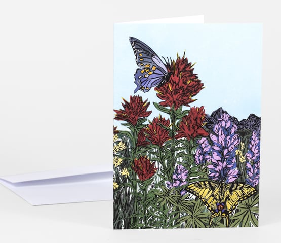Mountain Meadow Greeting Card