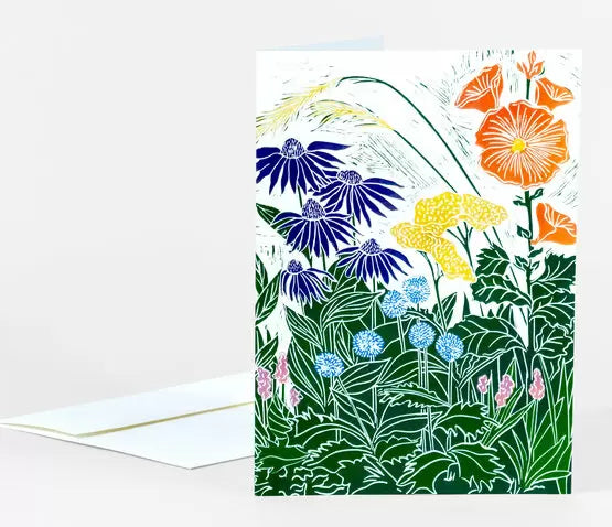Midsummer Garden Greeting Card