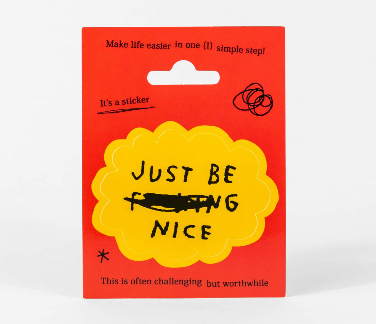 Be Nice Sticker