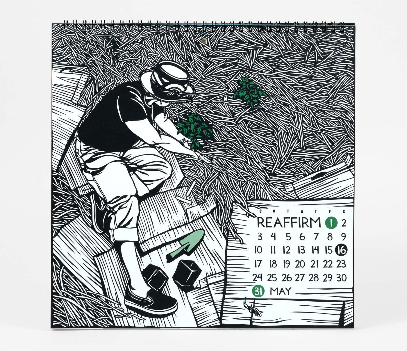 Courage - 2026 Wall Calendar by Nikki McClure