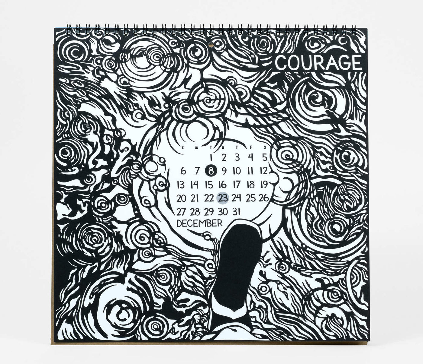 Courage - 2026 Wall Calendar by Nikki McClure