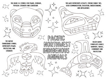 Pacific Northwest Indigenous Art  Activity Book