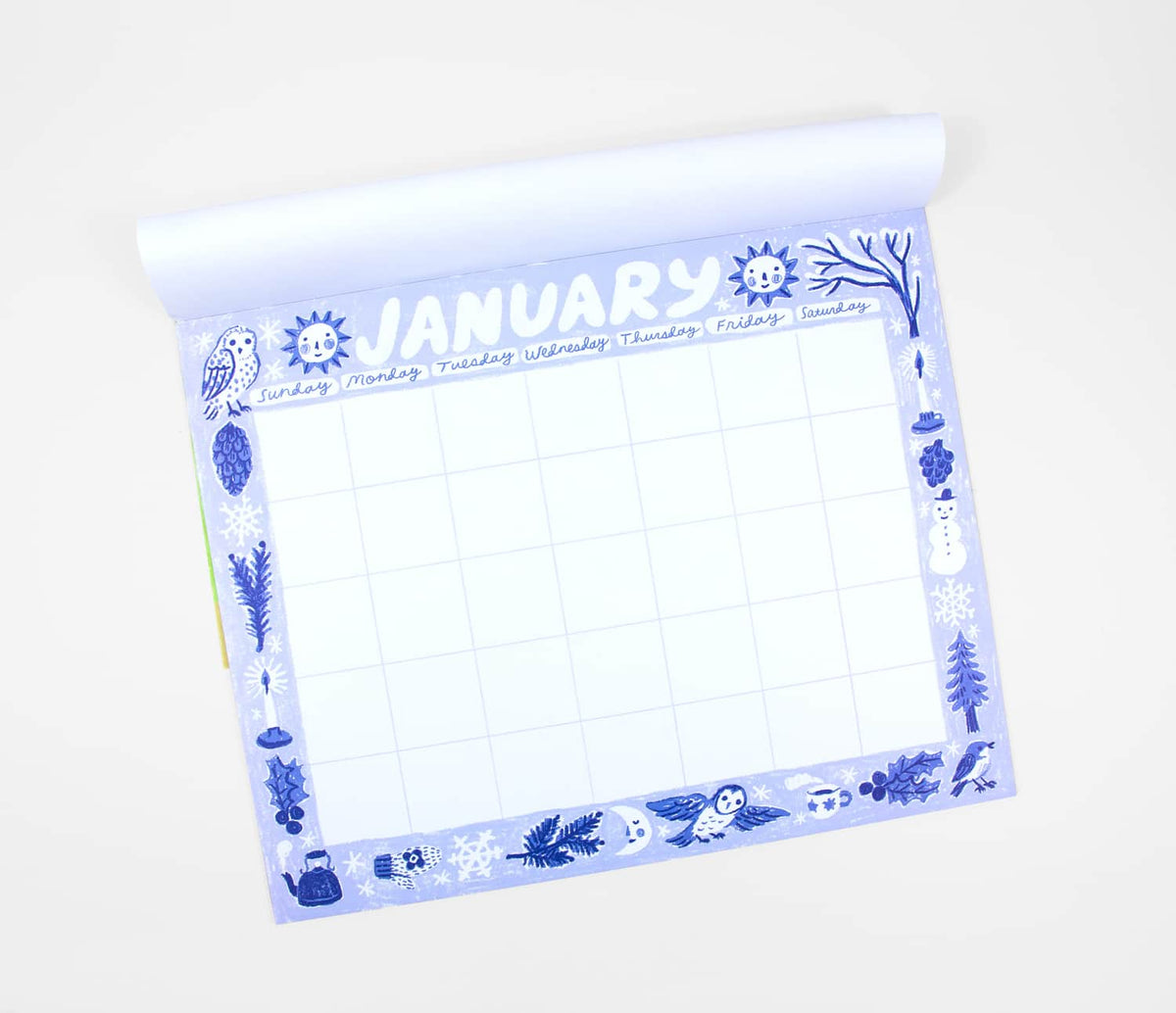Giant Sheet Calendar by Phoebe Wahl