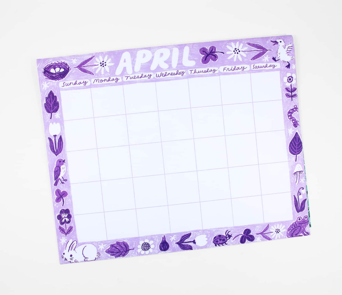 Giant Sheet Calendar by Phoebe Wahl