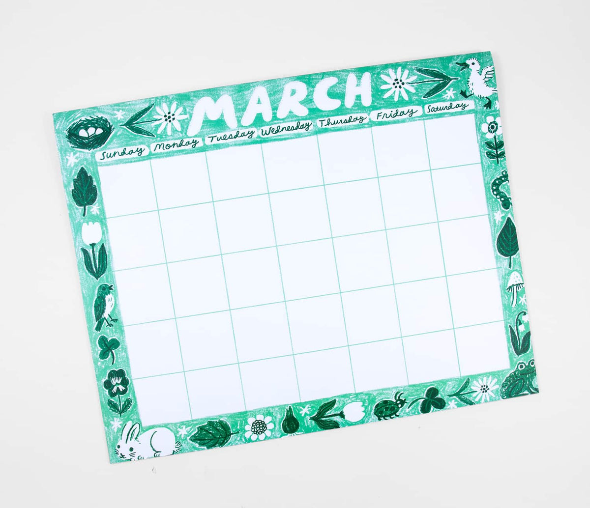 Giant Sheet Calendar by Phoebe Wahl