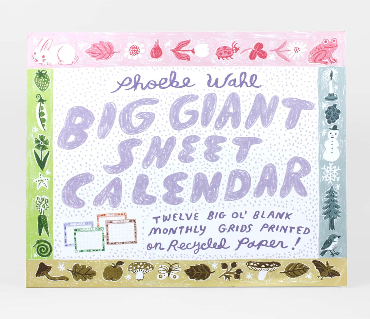 Giant Sheet Calendar by Phoebe Wahl