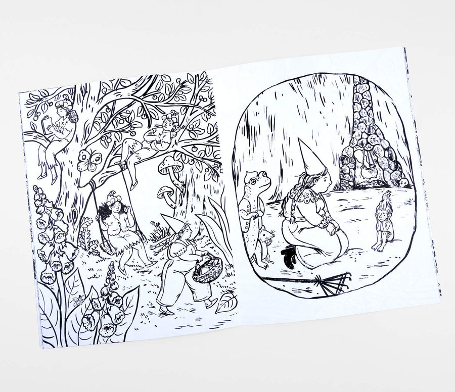 Little Witch Hazel Coloring Book by Phoebe Wahl