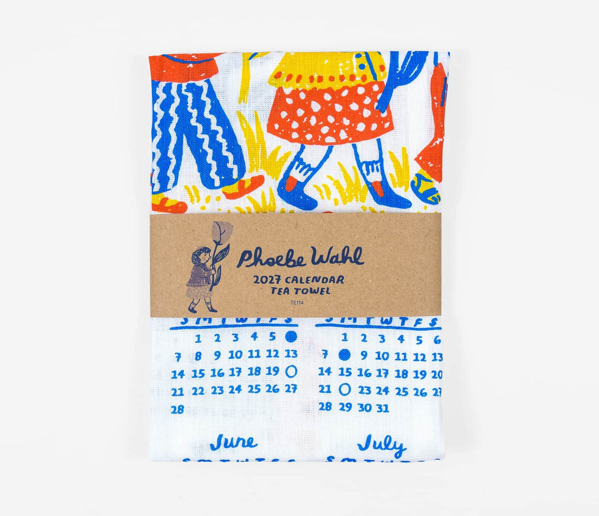 2027 Tea Towel Calendar Phoebe Wahl