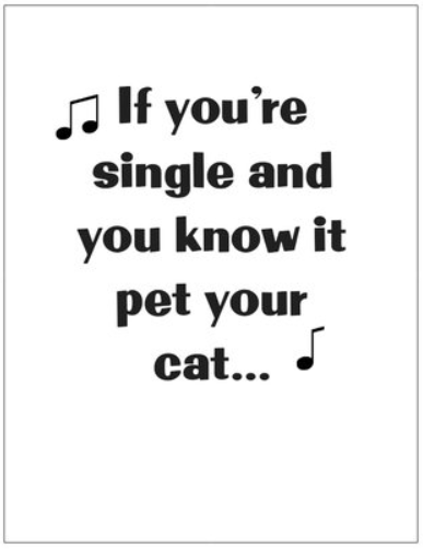 Pet Your Cat Greeting Card