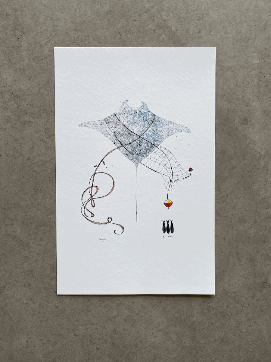 Tangled Print by Hannah Viano