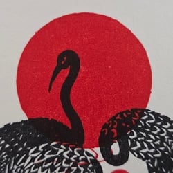 Trois Oiseaux Greeting Card