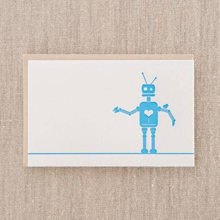 Love Robot Greeting Card