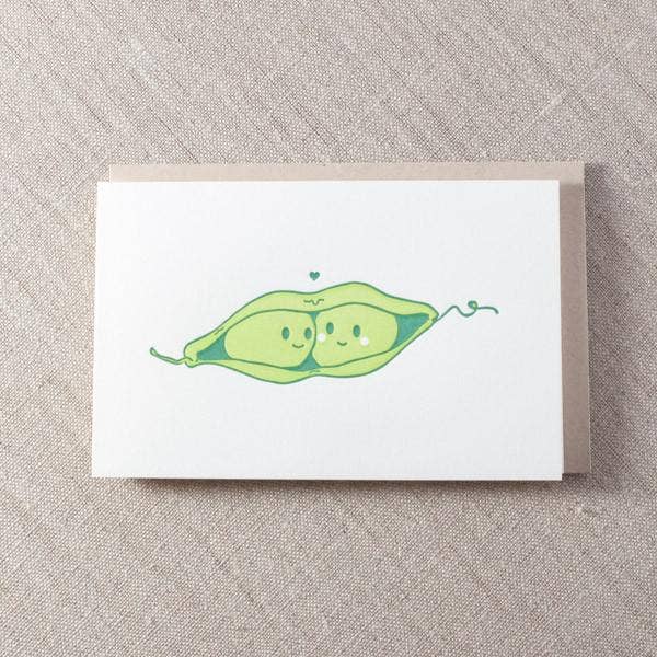 Lover Peas Greeting Card