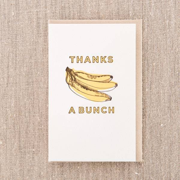 Thanks A Bunch Bananas