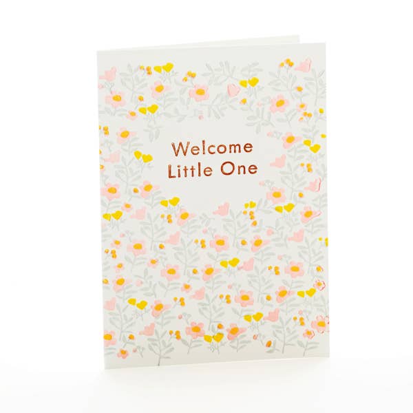 Welcome Little One A2 Notecard