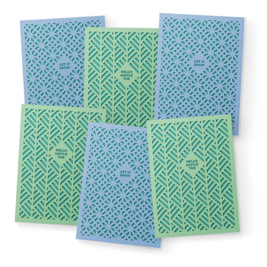 Mia Holiday A6 Pocket Cards Set of 6