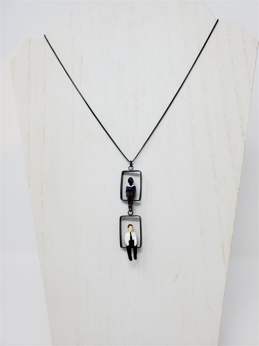 Two Tier People Necklace by Kristin Lora