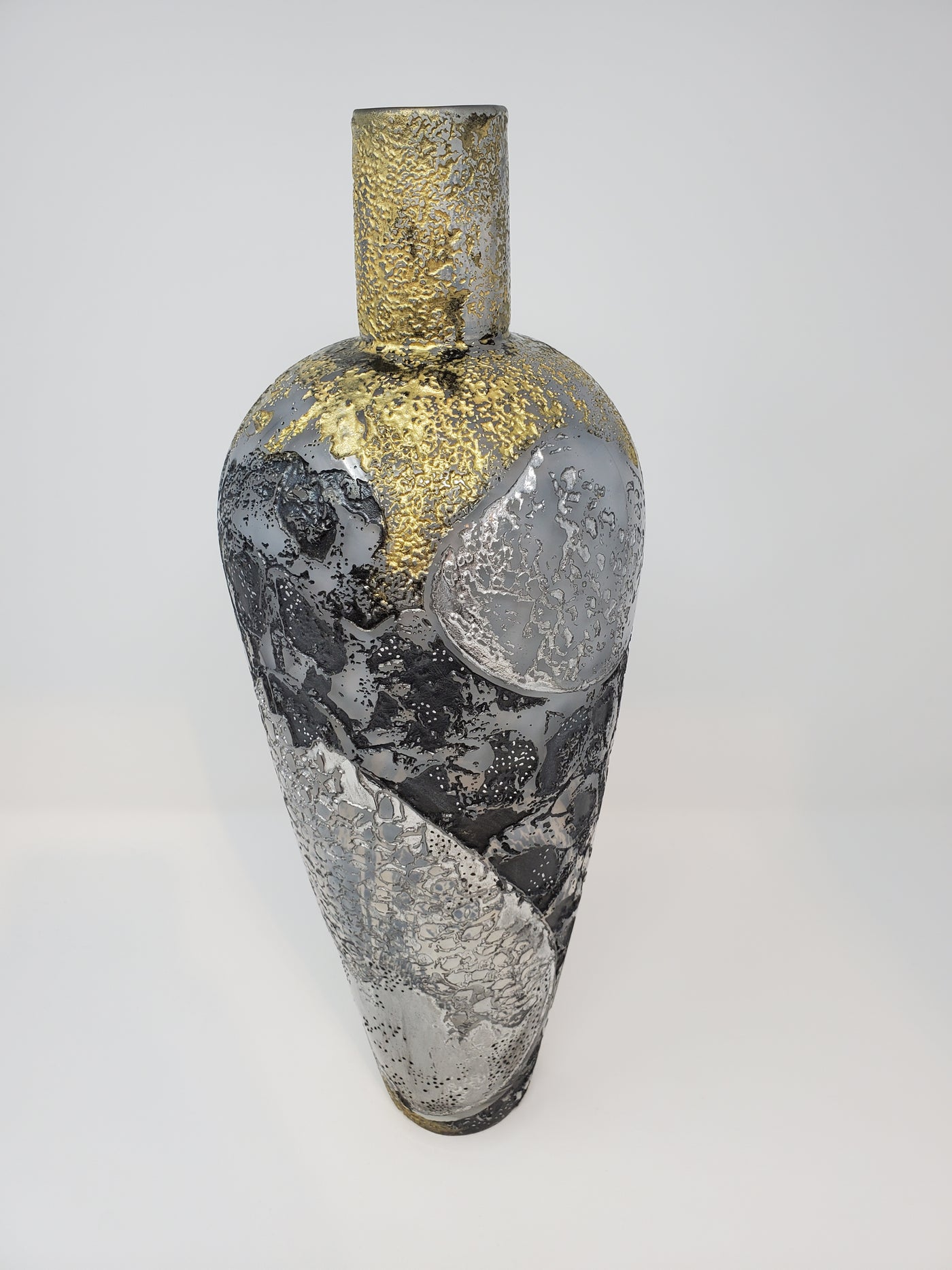 Large Hand Blown Vase: In-Store Pickup Only
